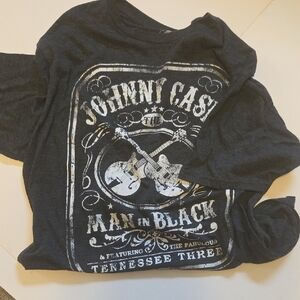 Graphic Tee with Guitar Design